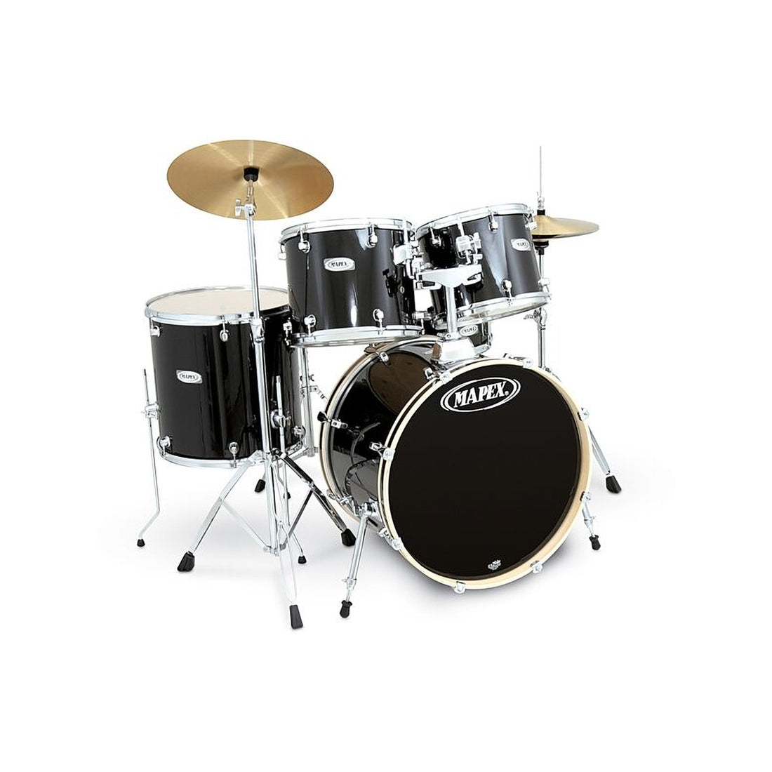 Kit Mapex Q Series 5pc Black 22/14