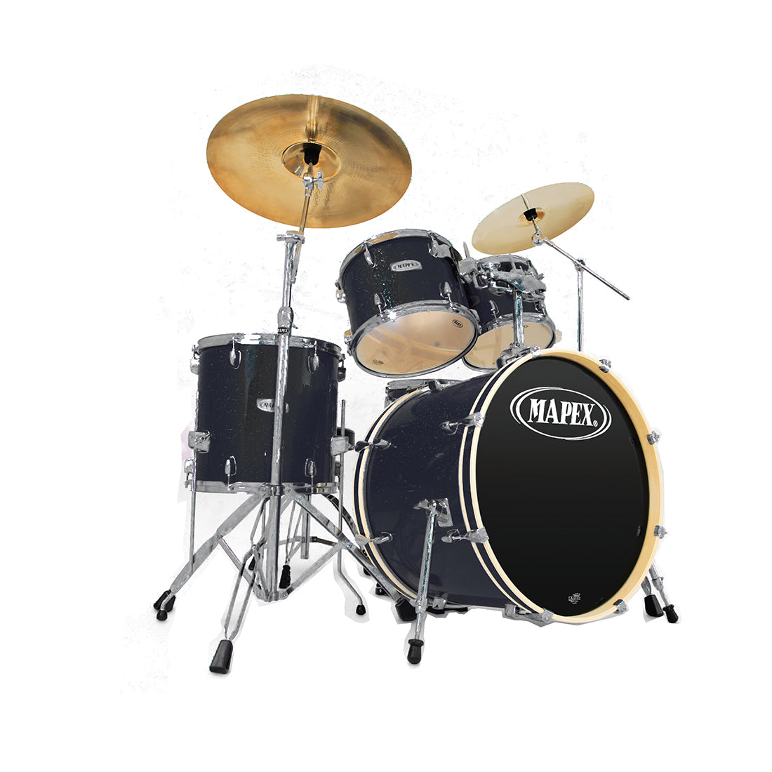 Kit Mapex Qr Series 6pc Black 22/16