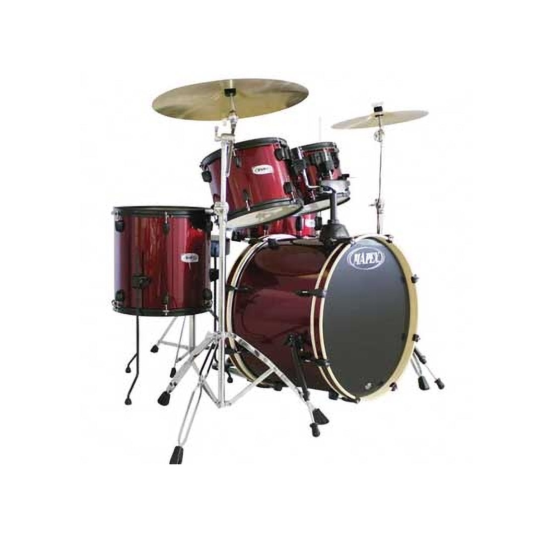 Kit Mapex Qr Series 6pc Burgundy 22/16