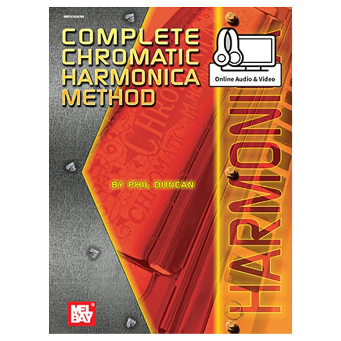 Mel Bay Complete Chromatic Harmonica Method Book and Online Audio