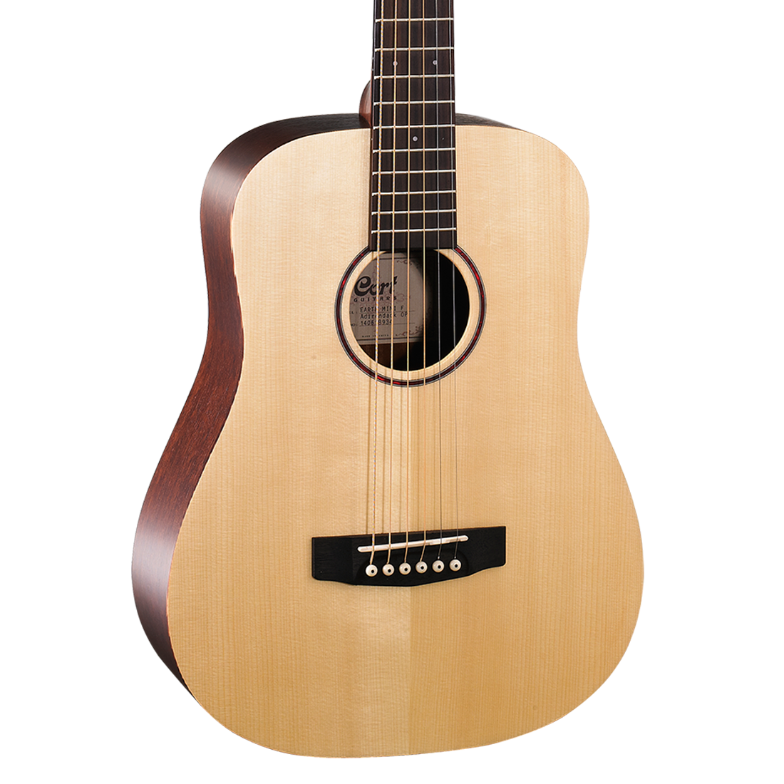 Cort Earth Mini F ABW OP Acoustic Guitar All Blackwood