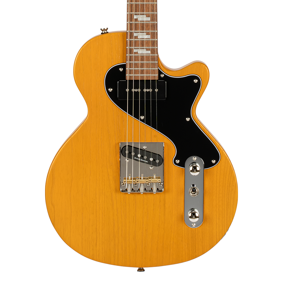 Cort Sunset TC OMPY Electric Guitar Open Pore Mustard Yellow