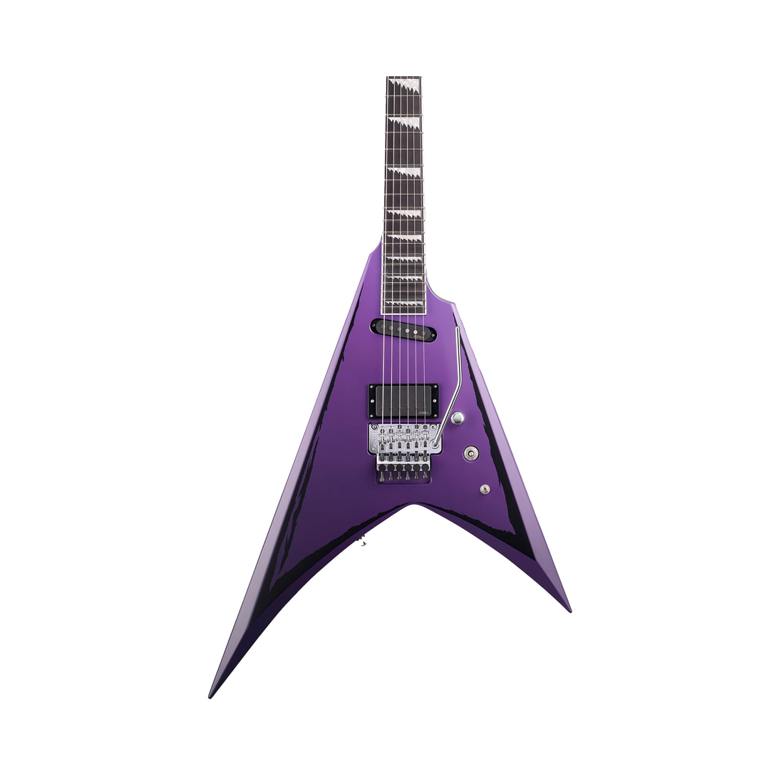 ESP/LTD LALEXI-RIPPED Purple Satin Fade with Ripped Pinstrips Electric Guitar