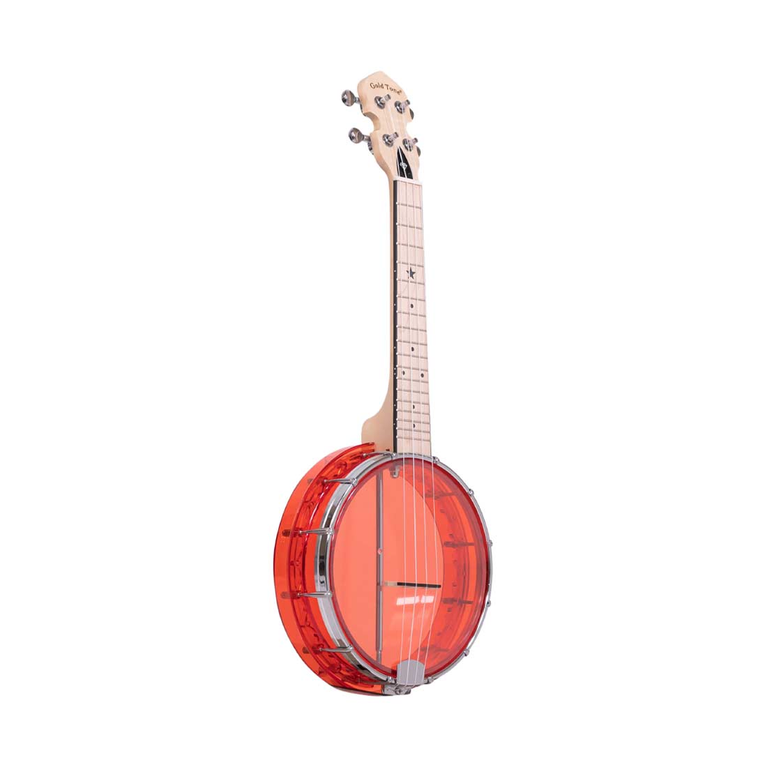 Gold Tone Little Gems Red Banjo-Ukulele with Gig Bag