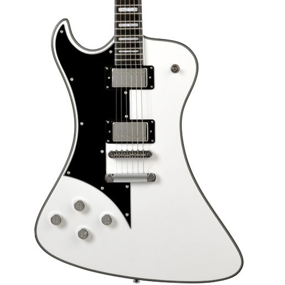 Hagstrom Left-Handed Fantomen Guitar in White Gloss