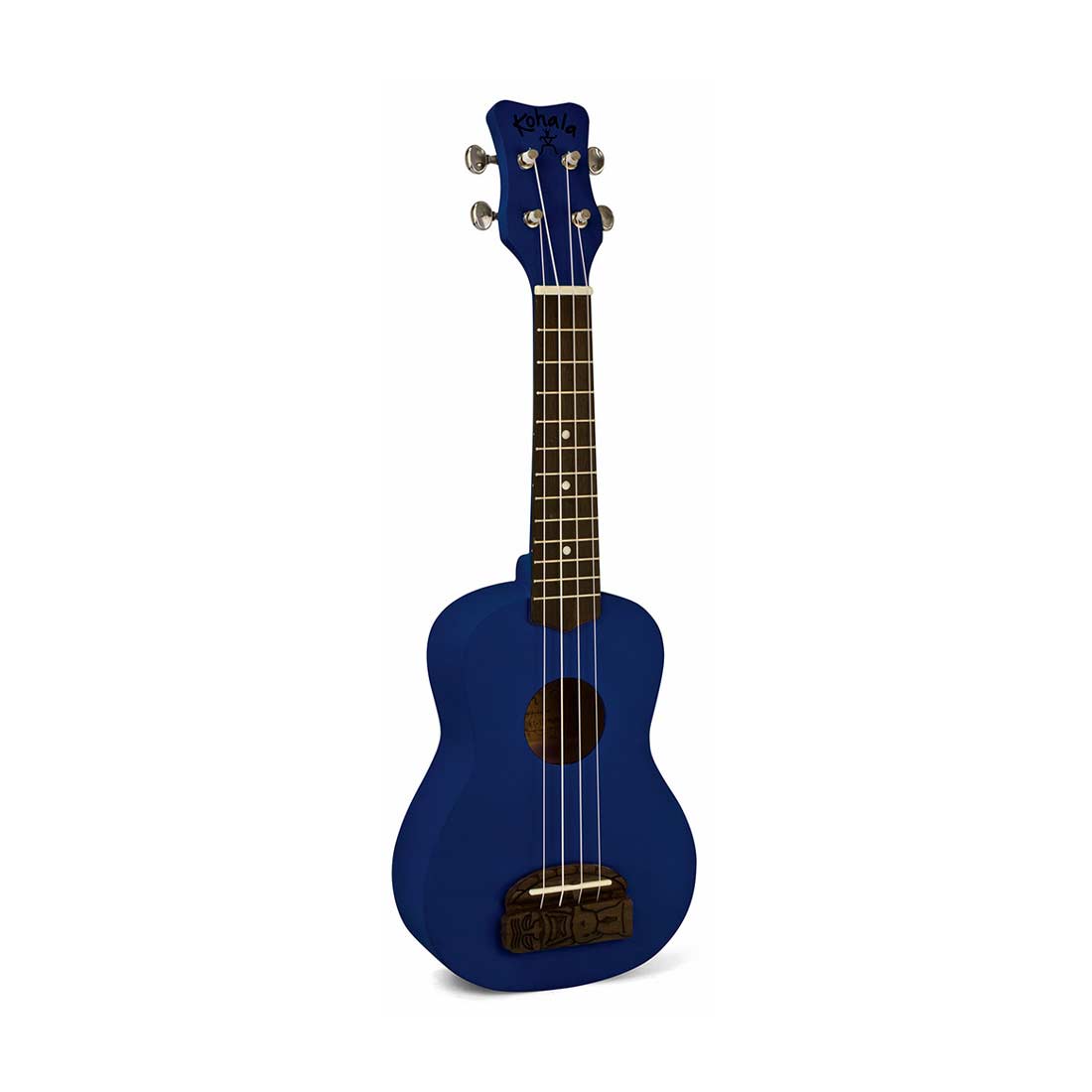 Ukulele soprano serie Kohala in blu con finitura satinata naturale