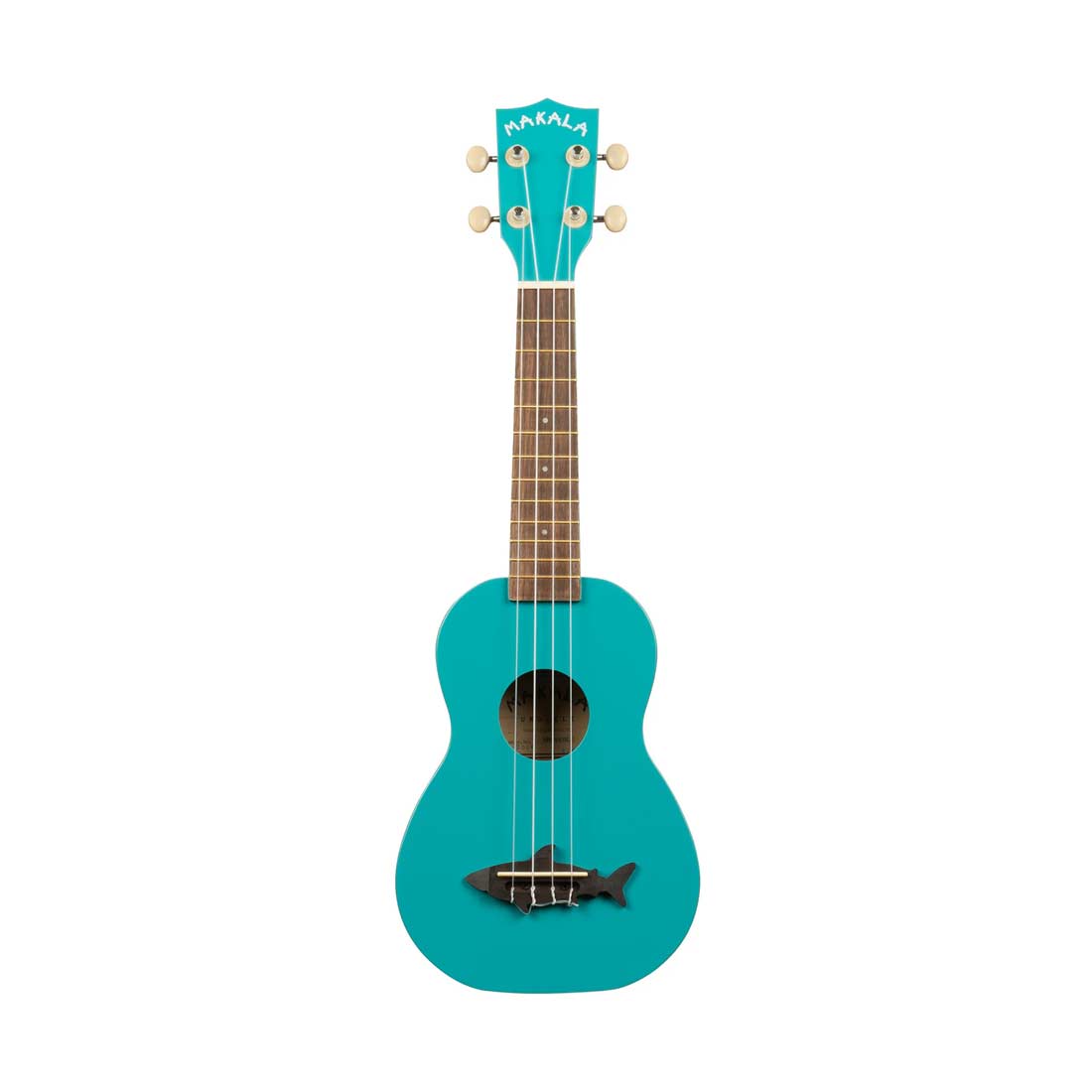 Makala Shark Bridge Ukulele soprano Mako Blue Sea 