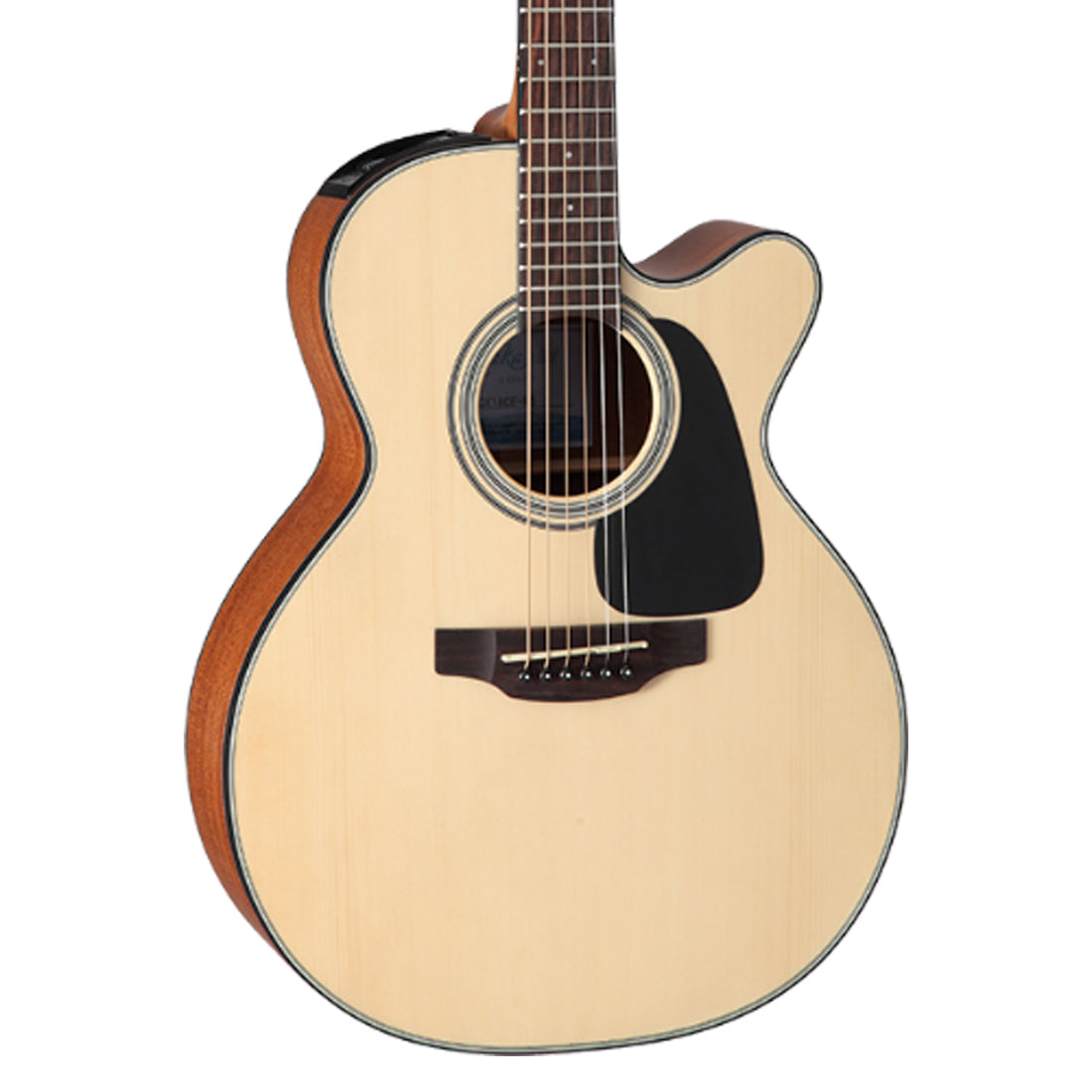 Takamine G Mini Series Acoustic Electric Guitar with Cutaway in Natural Satin Finish