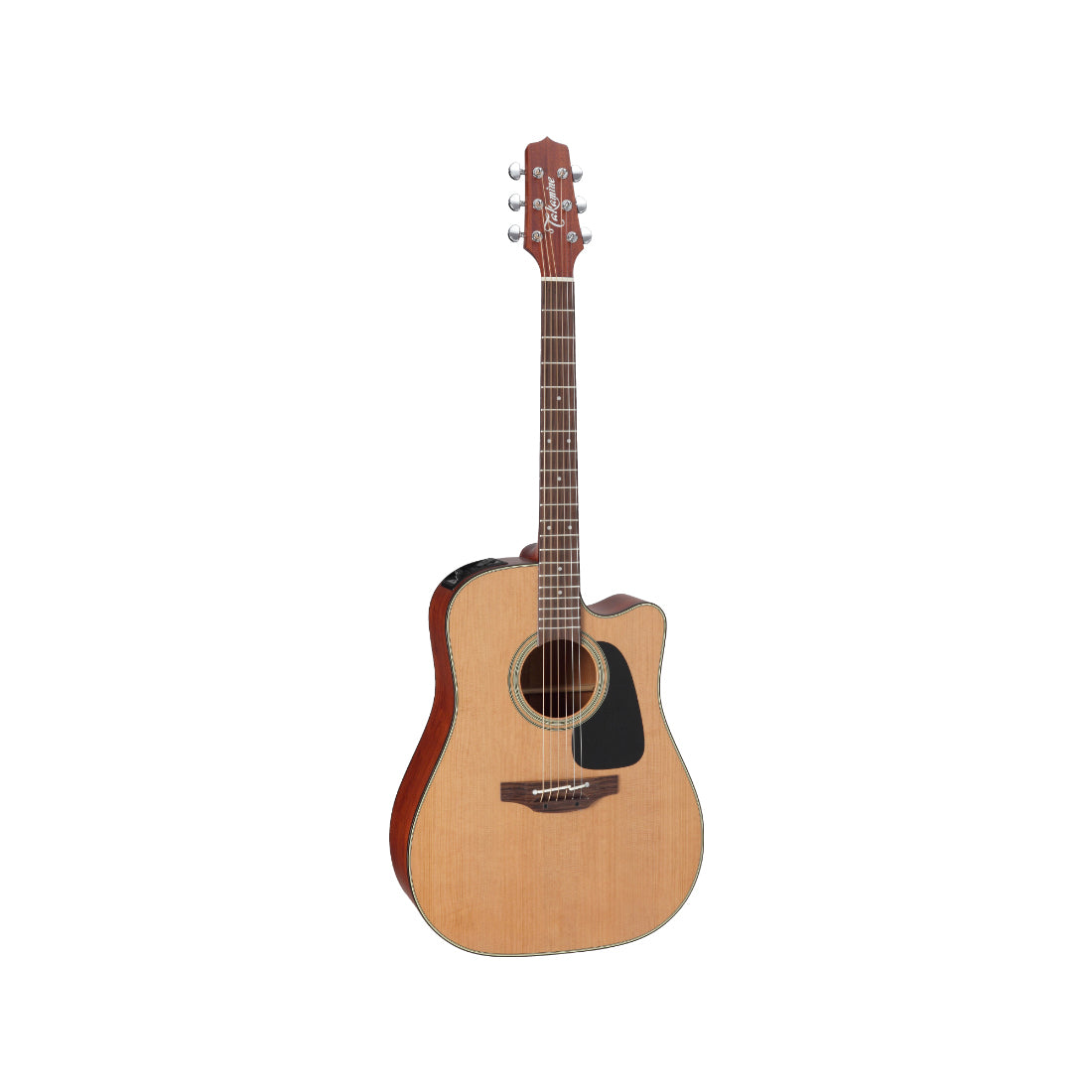 Takamine Pro Series 1 Dreadnought Acoustic Electric Guitar with Cutaway Natural Gloss Top with Satin Back and Sides