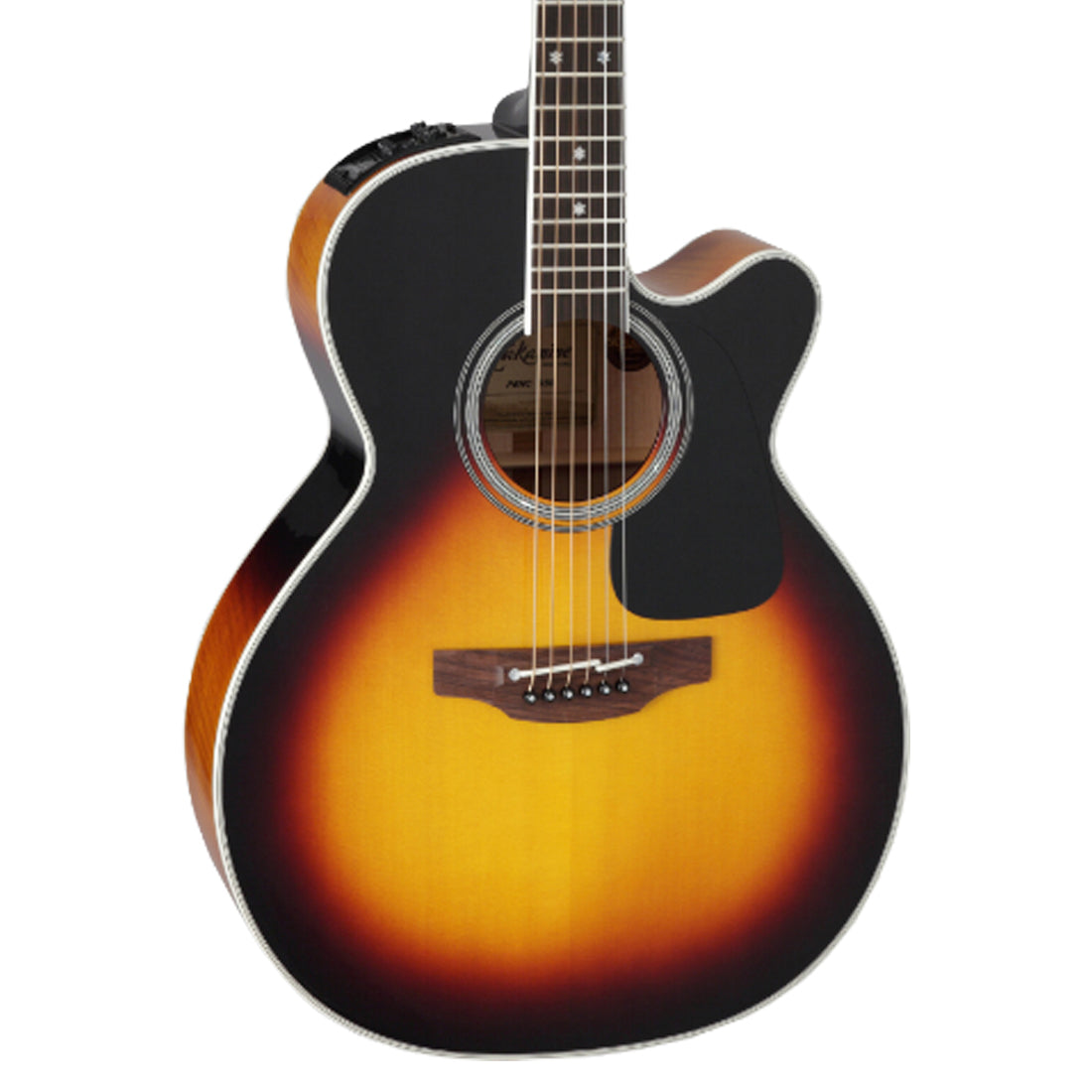 Takamine Pro Series 6 NEX Acoustic Electric Guitar with Cutaway in Brown Sunburst Gloss Finish