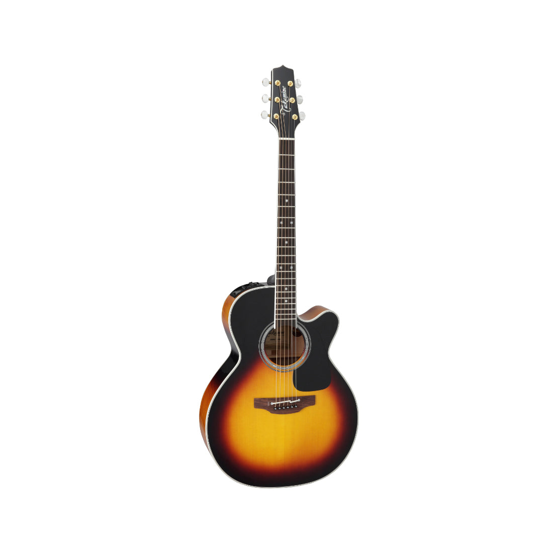 Takamine Pro Series 6 NEX Acoustic Electric Guitar with Cutaway in Brown Sunburst Gloss Finish