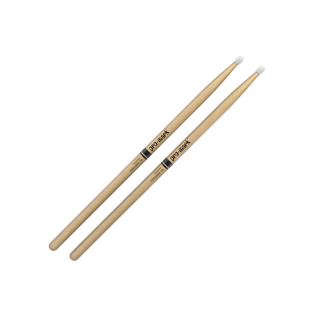 Promark TX5BN 5B Nylon Tip Hickory Drumsticks