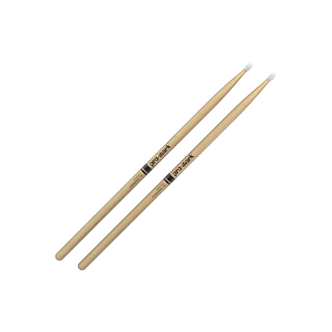 Promark TX7AN 7A Nylon Tip Hickory Drumsticks