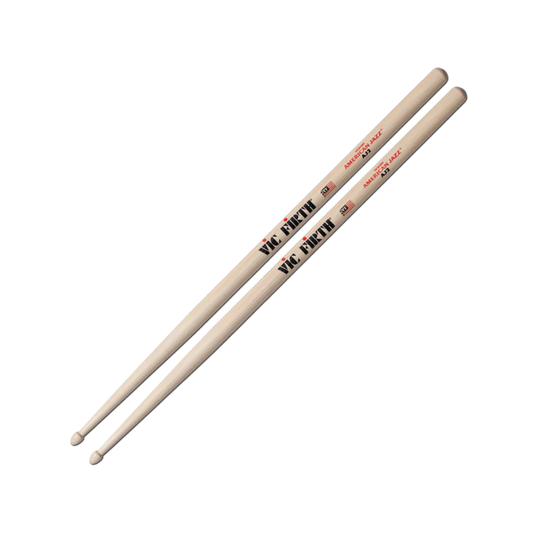 Vic Firth AJ2 American Jazz Wood Tip Drumsticks