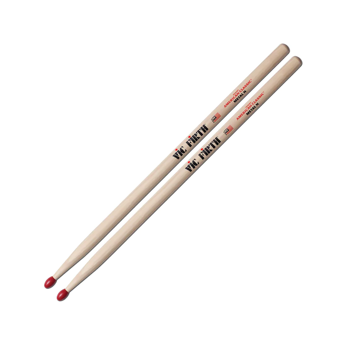 Bacchette Vic Firth American Classic in metallo con punta in nylon