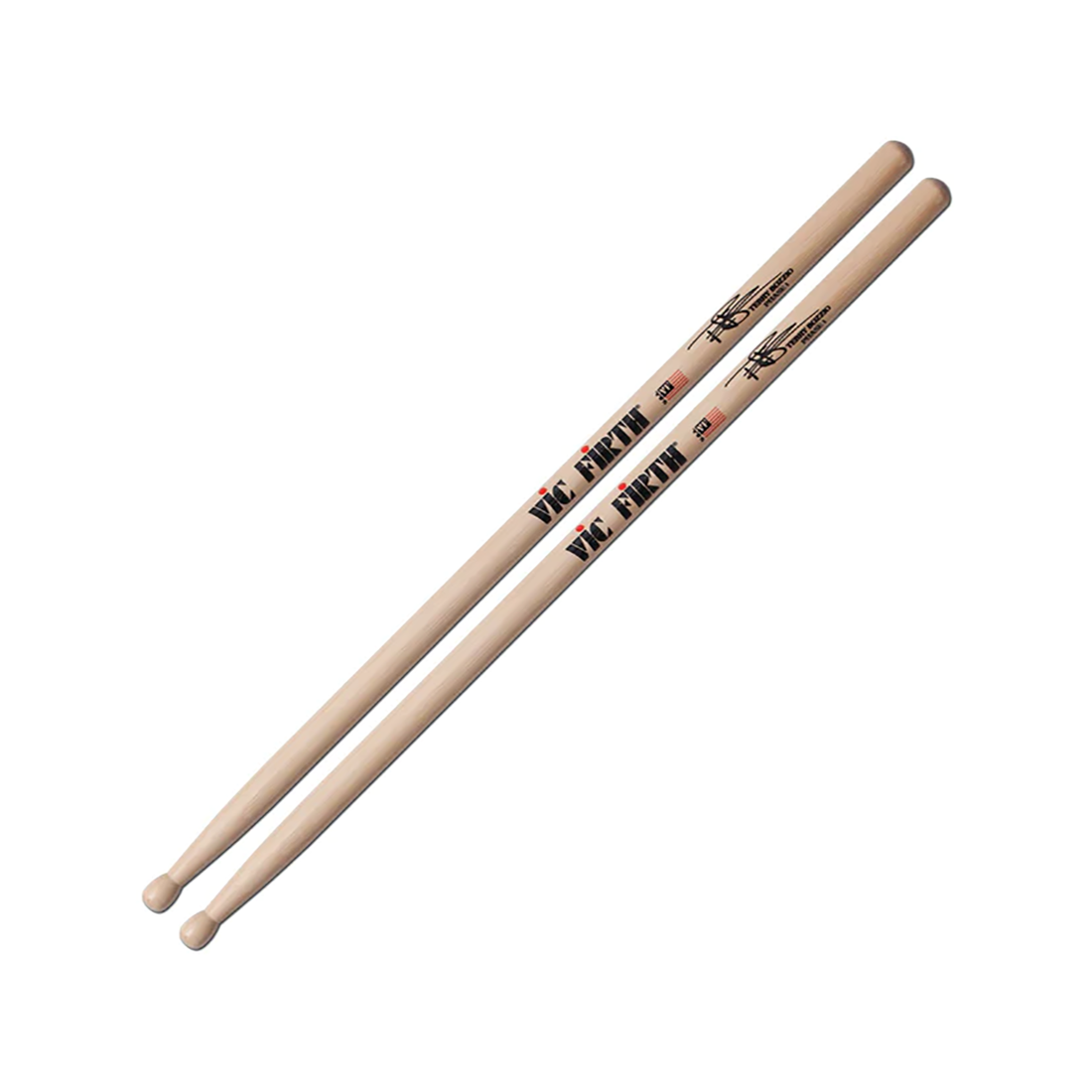 Vic Firth Signature Terry Bozzio Phase 1 Wood Tip Drumsticks