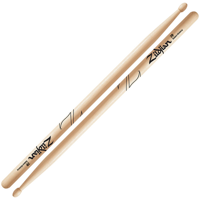 Zildjian   Hickory Drumsticks  2B Wood Tip