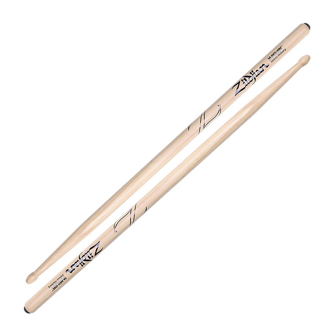 Zildjian   Hickory Drumsticks  5A Wood Tip Anti-Vibe