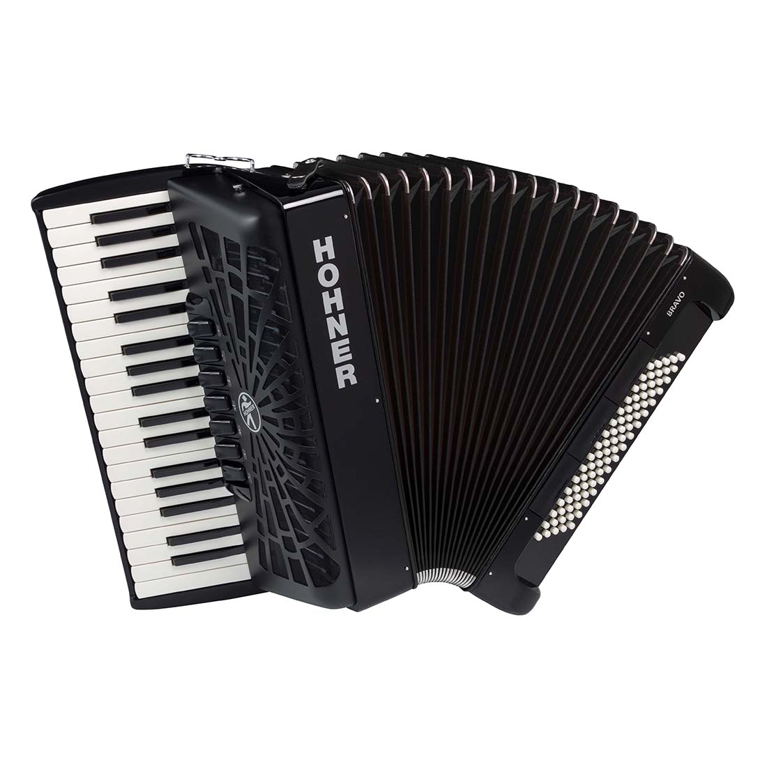 Hohner A1643 Bravo III 80 Bass Chromatic Accordion with Padded Gig Bad and Straps