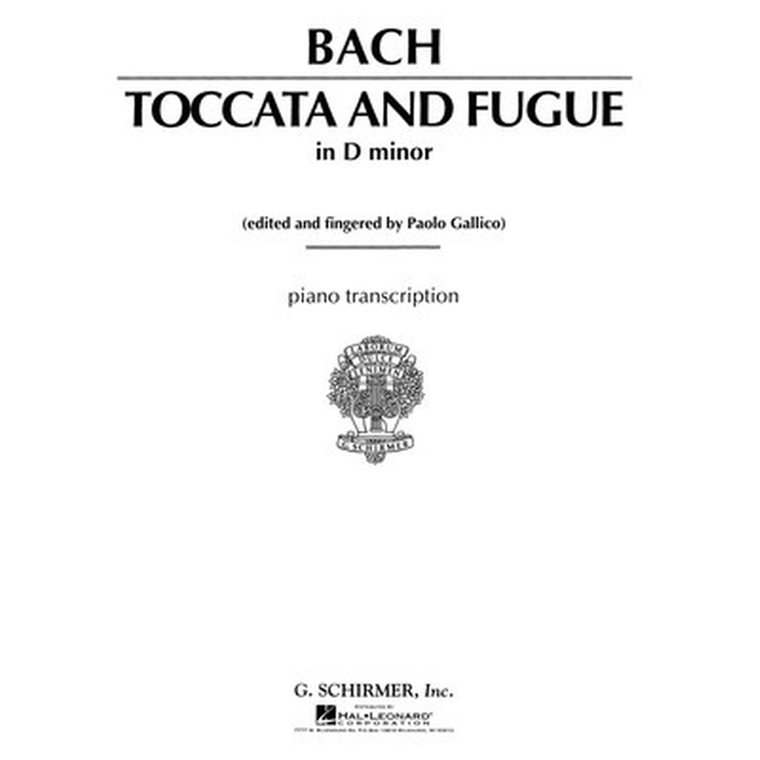 Toccata and Fugue in D Minor BWV565