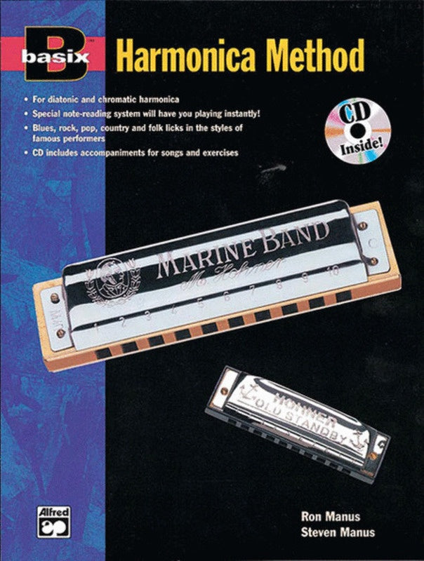 Alfred Edition Basic Harmonica Method Book and CD