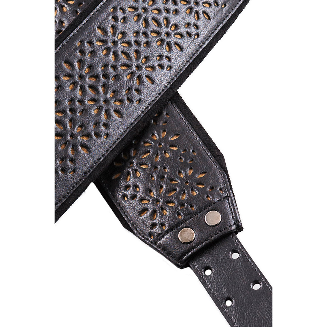 Right On Straps BASSMAN Alhambra Black Guitar Strap