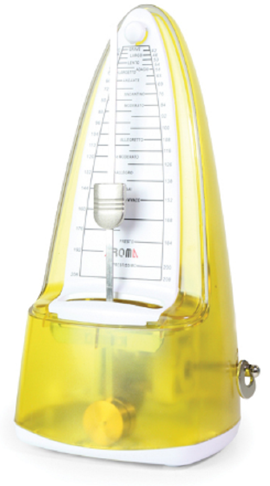 Aroma AM706 Yellow Mechanical Metronome