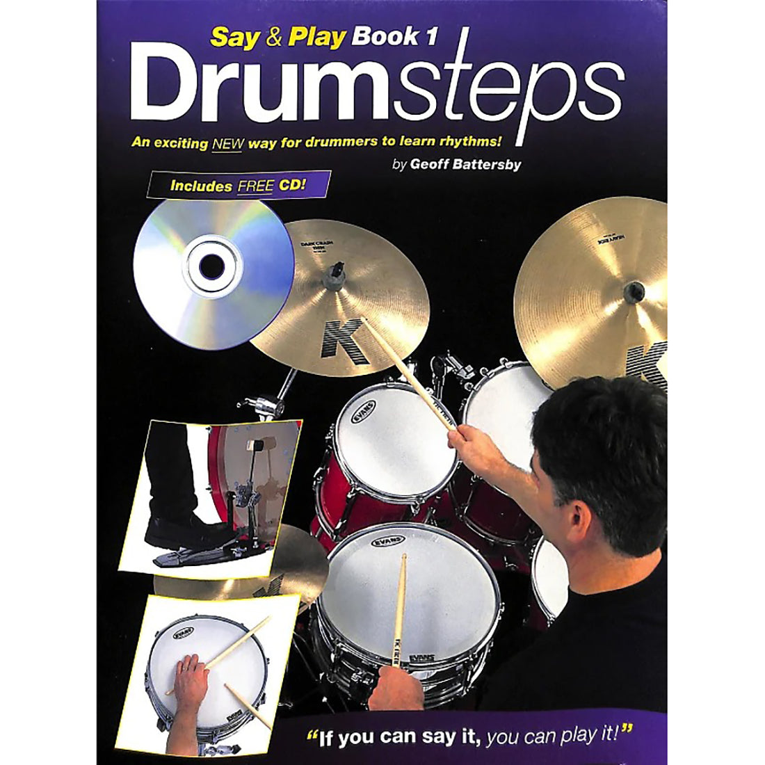 Say & Play Book 1 - Drum Steps Book and CD