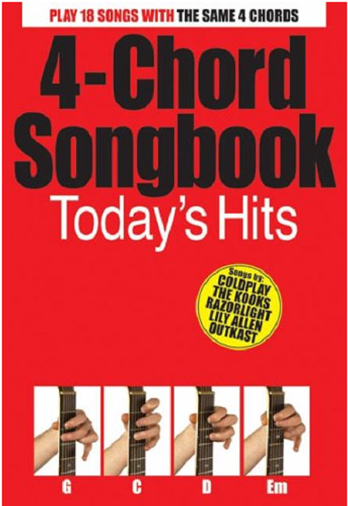 4-Chord Songbook: Today's Hits Guitar Book