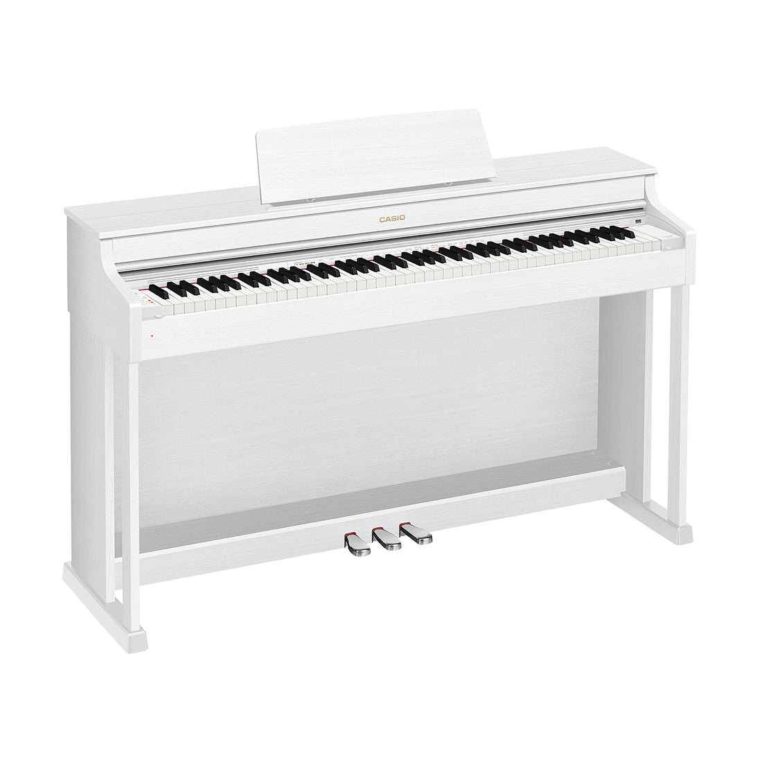 Casio Celviano AP470WE 88 Key Digital Piano Elegant White Finish with Matching Height Adjustable Bench