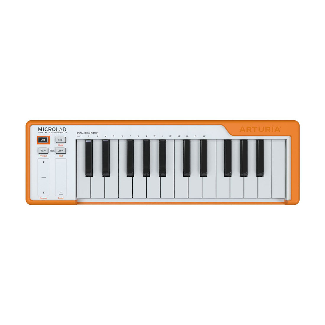 Arturia AR-MICROLABOR Microlab 25 Minikey Midi Controller Orange