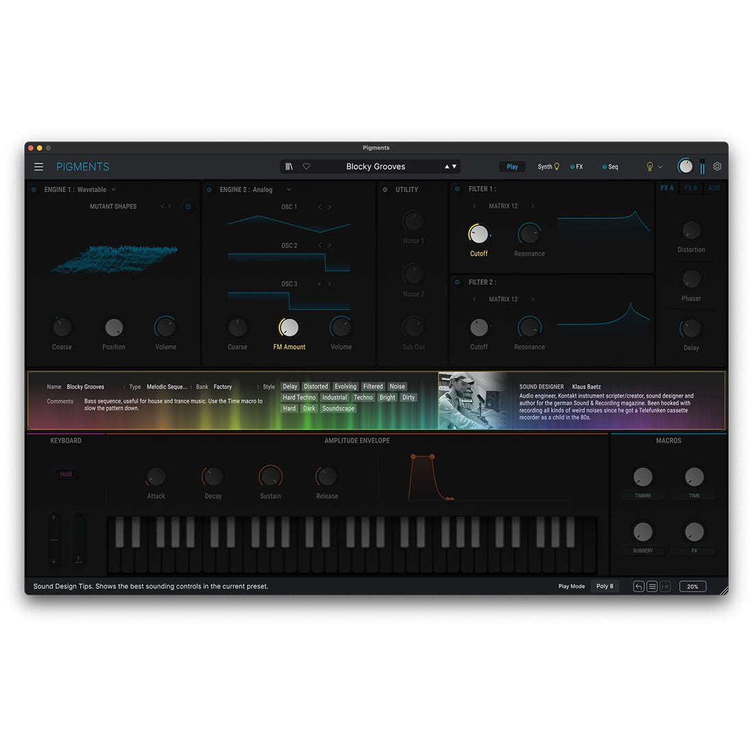 Arturia Pigments Software SSynthesiser