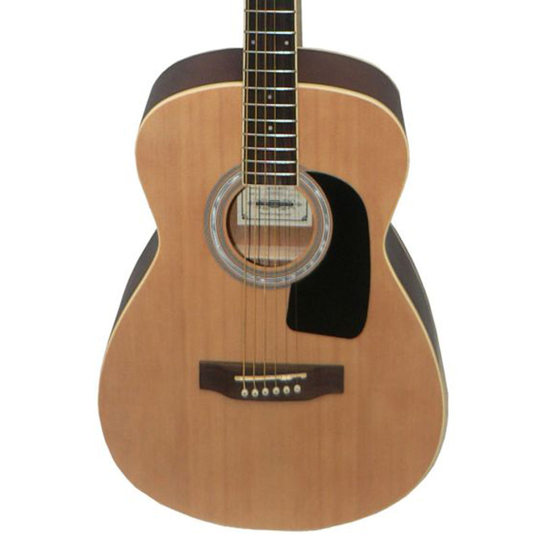 Aria AP-15 Parlour Acoustic Guitar in Brown Sunburst