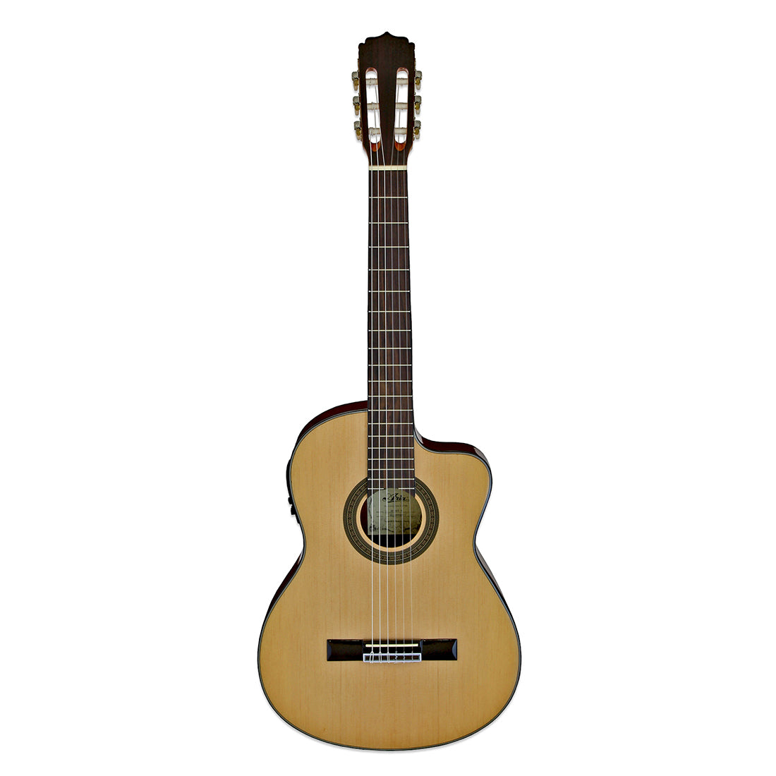 Aria AW30CE Spruce Top with Mahogany Back and Sides and Piezo Pickups Electric Acoustic Guitar