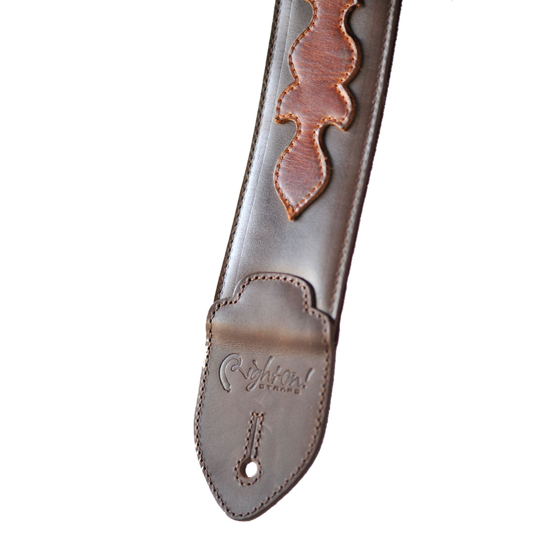 Right On Straps FUNKY Arrow Brown Guitar Strap