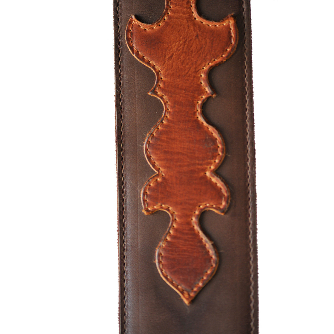 Right On Straps FUNKY Arrow Brown Guitar Strap