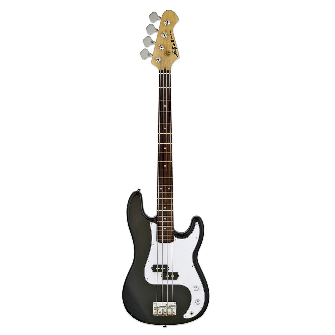 Aria STB-PB Series Electric Bass Guitar in Black