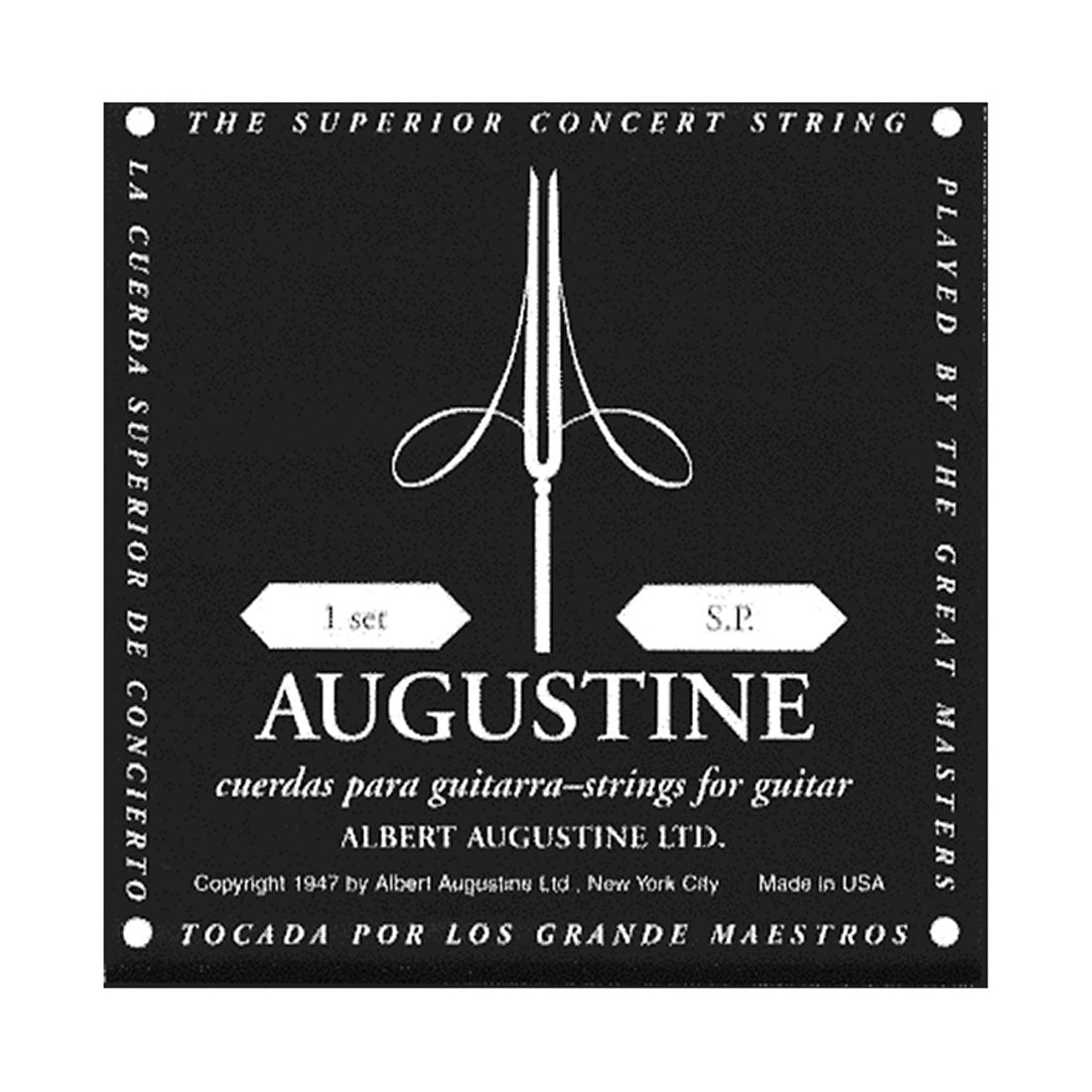 Augustine Black Label Low Tension Classical Guitar Strings Set