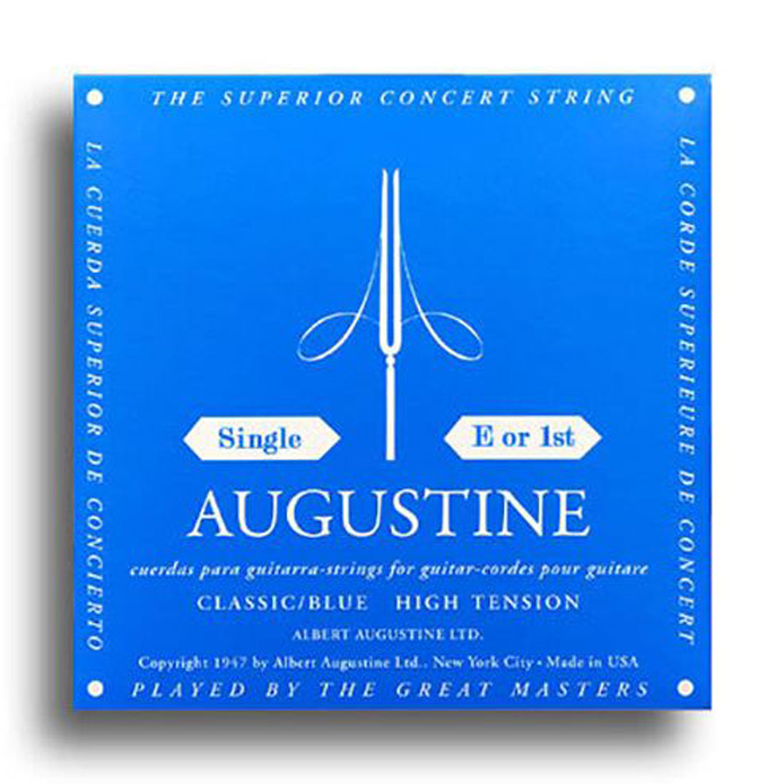 Augustine Classic Blue Regular Tension E-1st Single Classical Guitar String