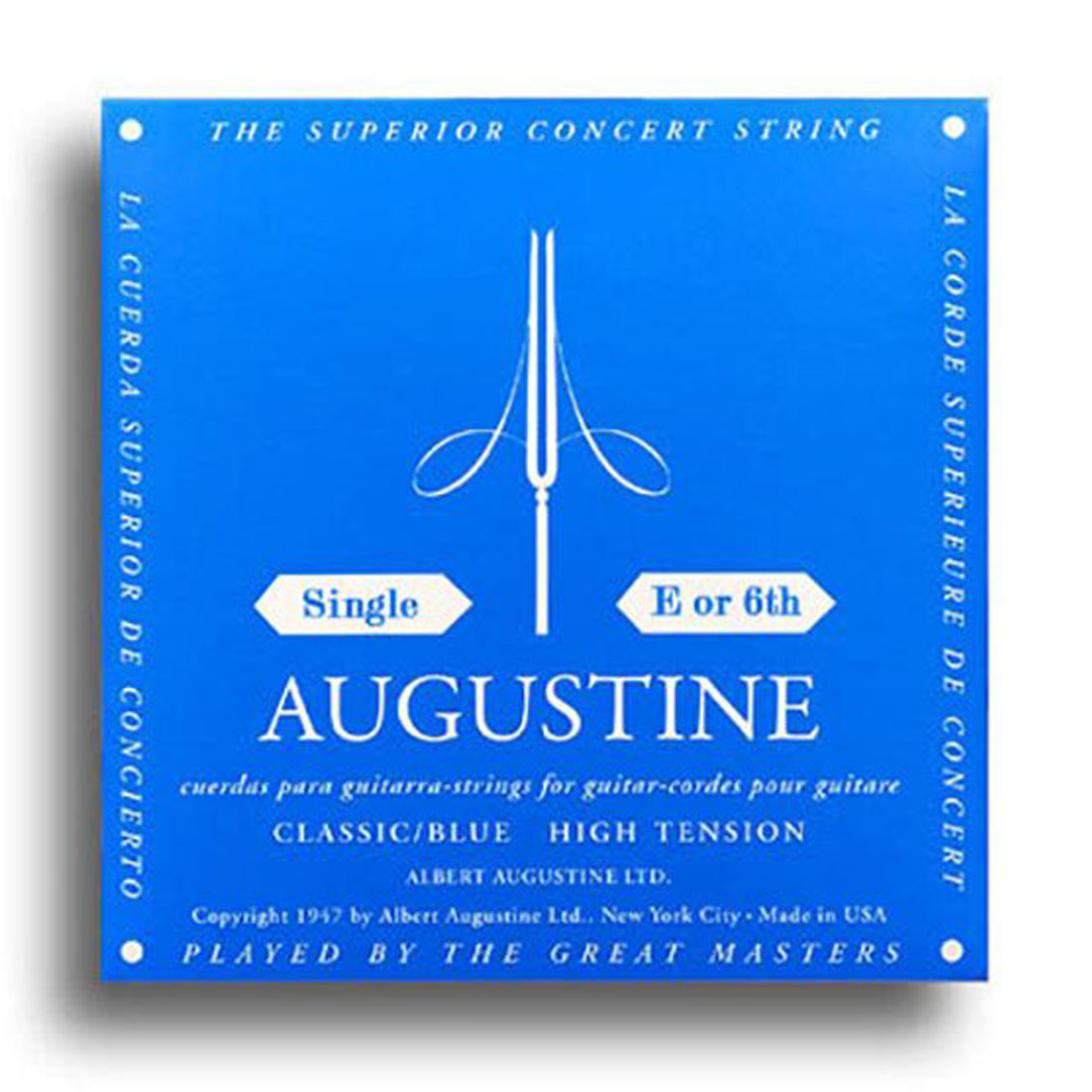 Augustine Classic Blue High Tension E-6th Single Classical Guitar String