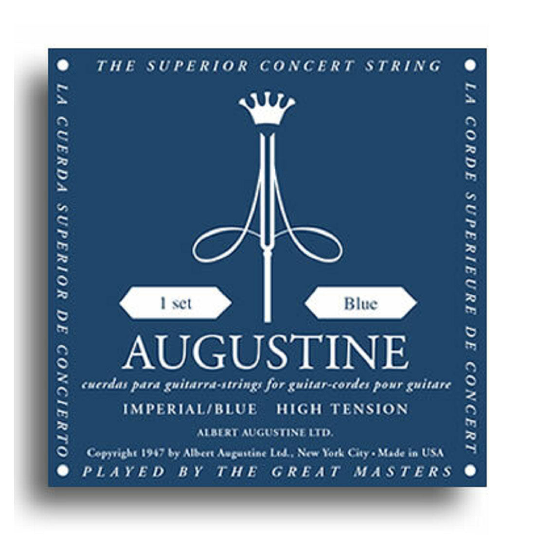 Augustine Imperial Blue Strings