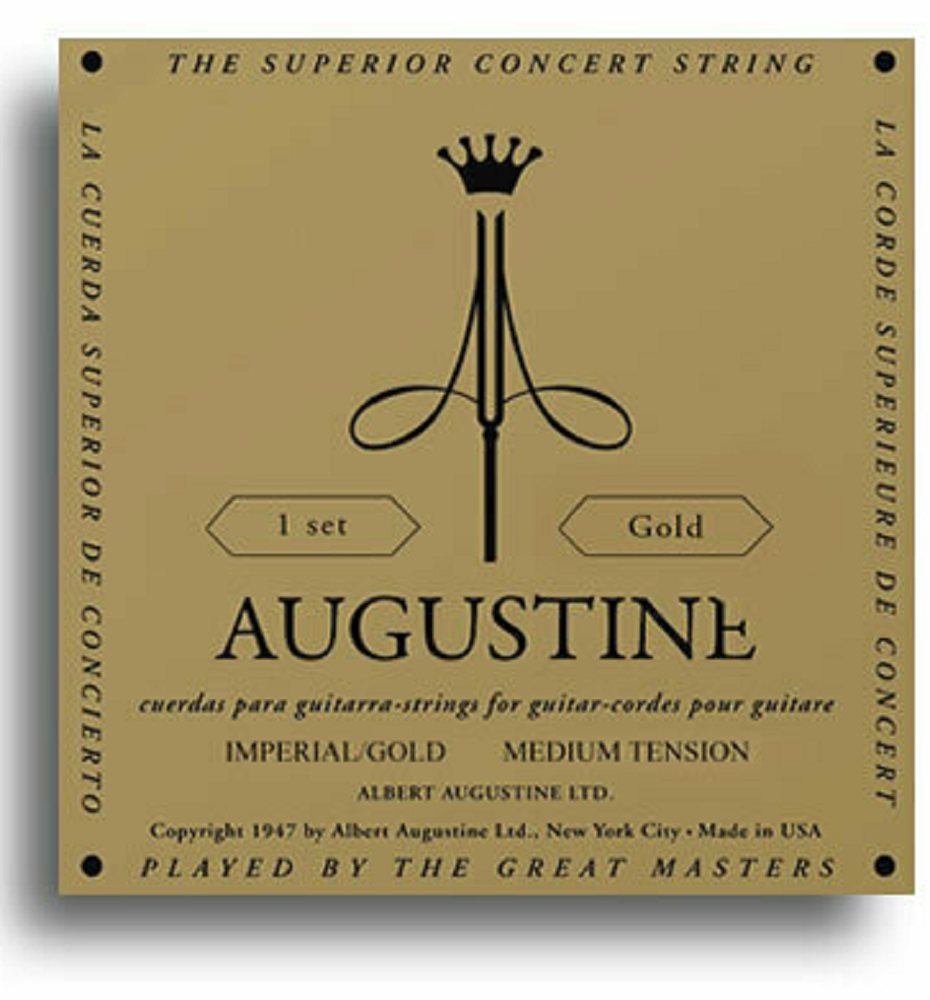 Augustine AUGIMPGOLD Imperial Gold Medium Tension Strings