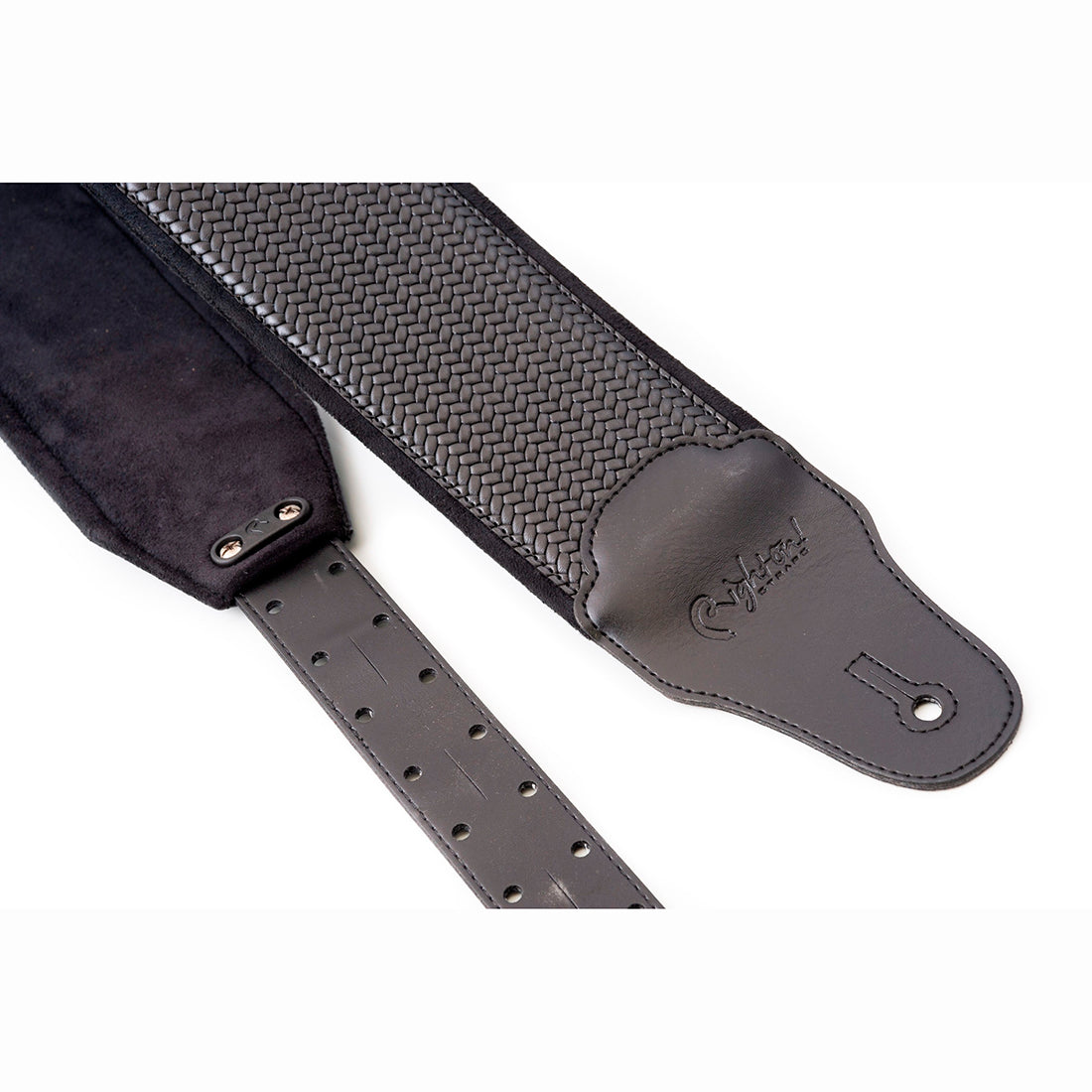 Right On Straps BASSMAN B-Bond Black Guitar Strap