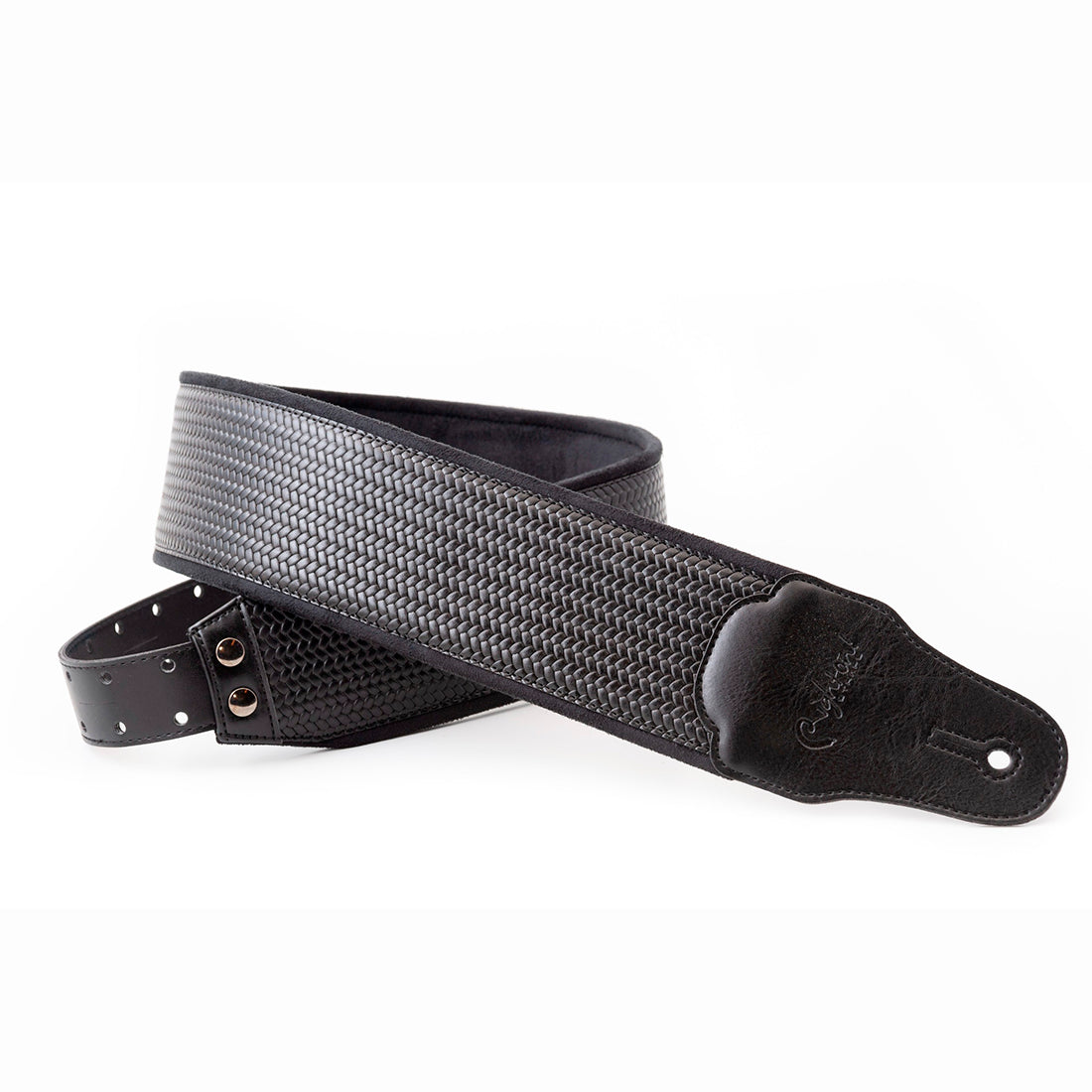 Right On Straps BASSMAN B-Bond Black Guitar Strap