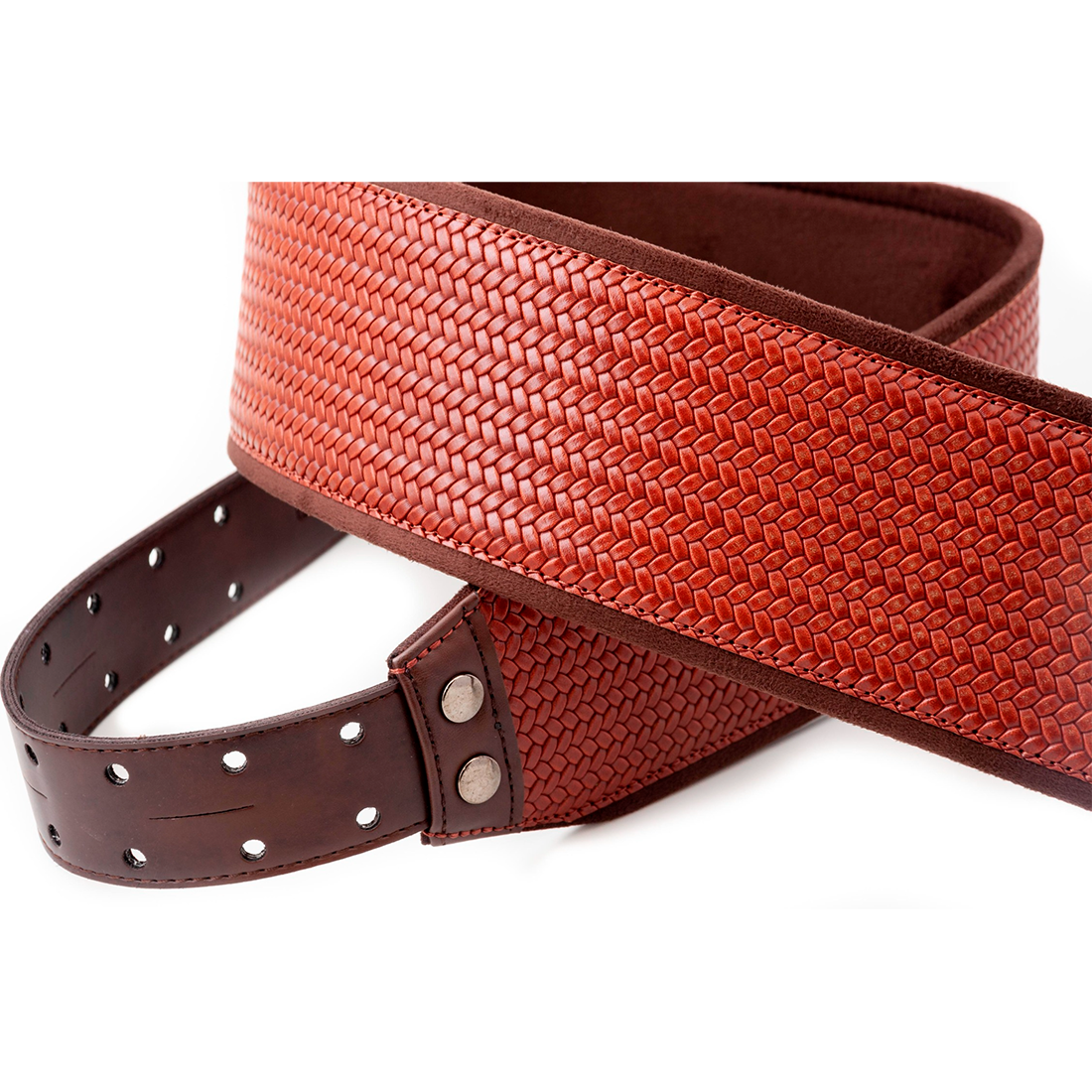 Right On Straps BASSMAN B-Bond Brown Guitar Strap