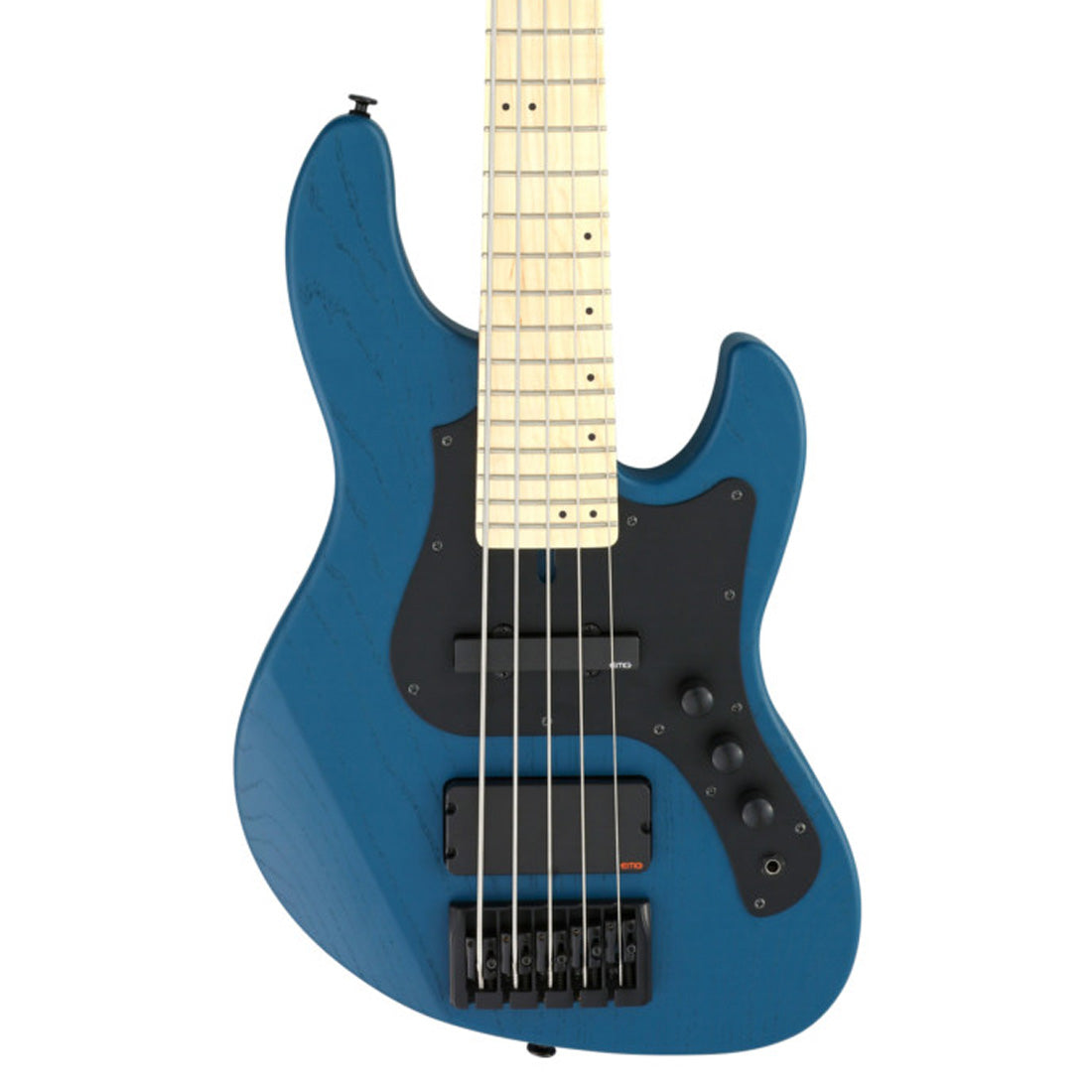 FGN JMJ52ASHDEM/OPB Mighty Jazz Open Pore Blue Basso elettrico a 5 corde con custodia morbida