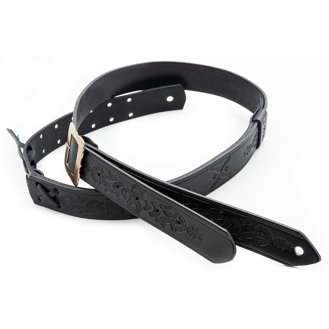 Right On Straps LEGEND BM BOHEMIAN Black Guitar Strap