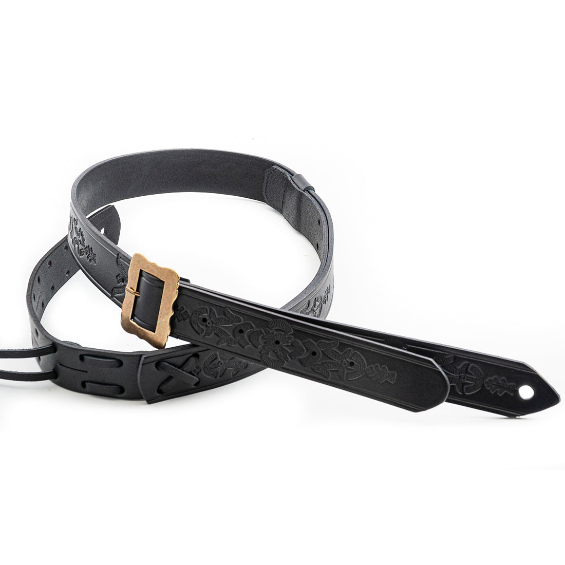 Right On Straps LEGEND BM BOHEMIAN Black Guitar Strap