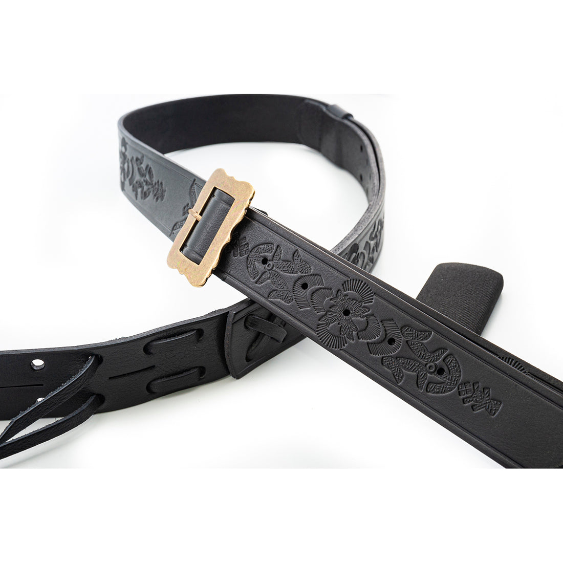 Right On Straps LEGEND BM BOHEMIAN Black Guitar Strap