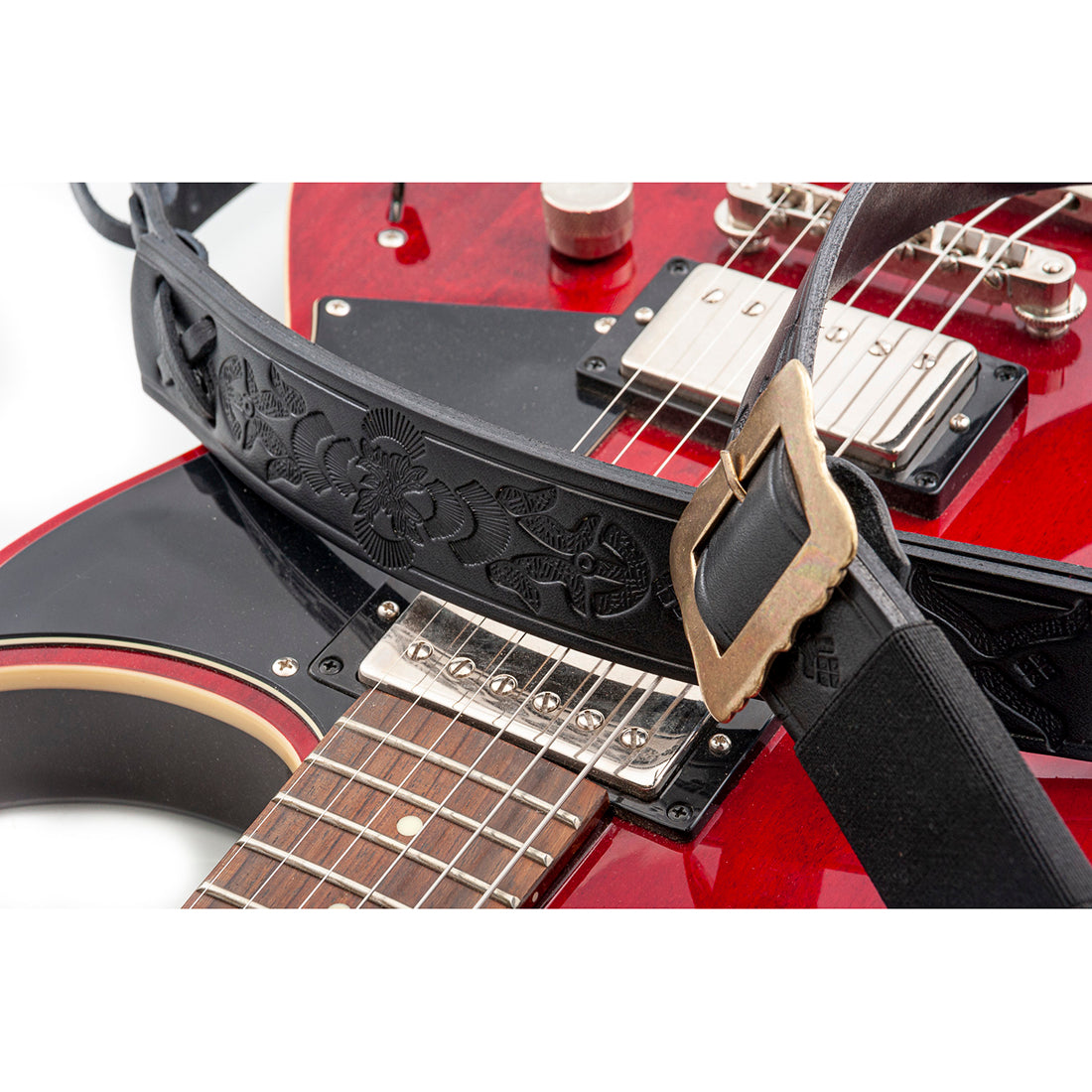 Right On Straps LEGEND BM BOHEMIAN Black Guitar Strap